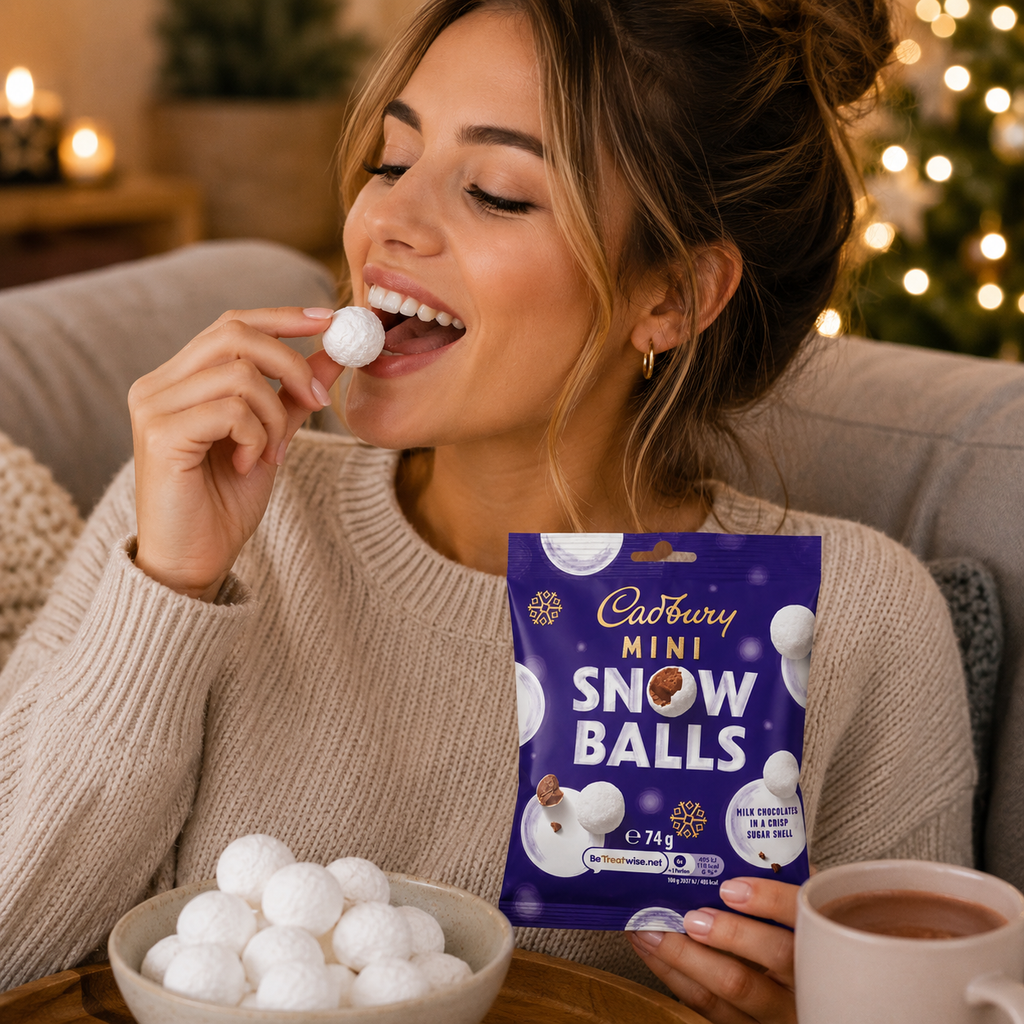 Cadbury Dairy Milk Mini Snow Balls 3 x 74g – Milk Chocolate in Crisp Sugar Shells