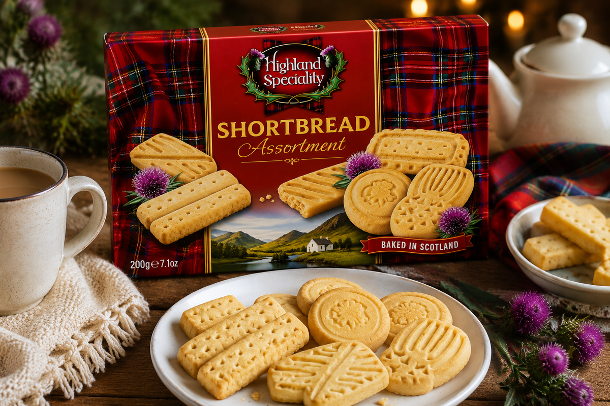 Highland Shortbread Assortment 2 x 200g – Traditional Scottish-Style Biscuits