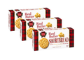 Highland Speciality Real Butter Shortbread 3 Pack – Traditional Scottish Shortbread Biscuits